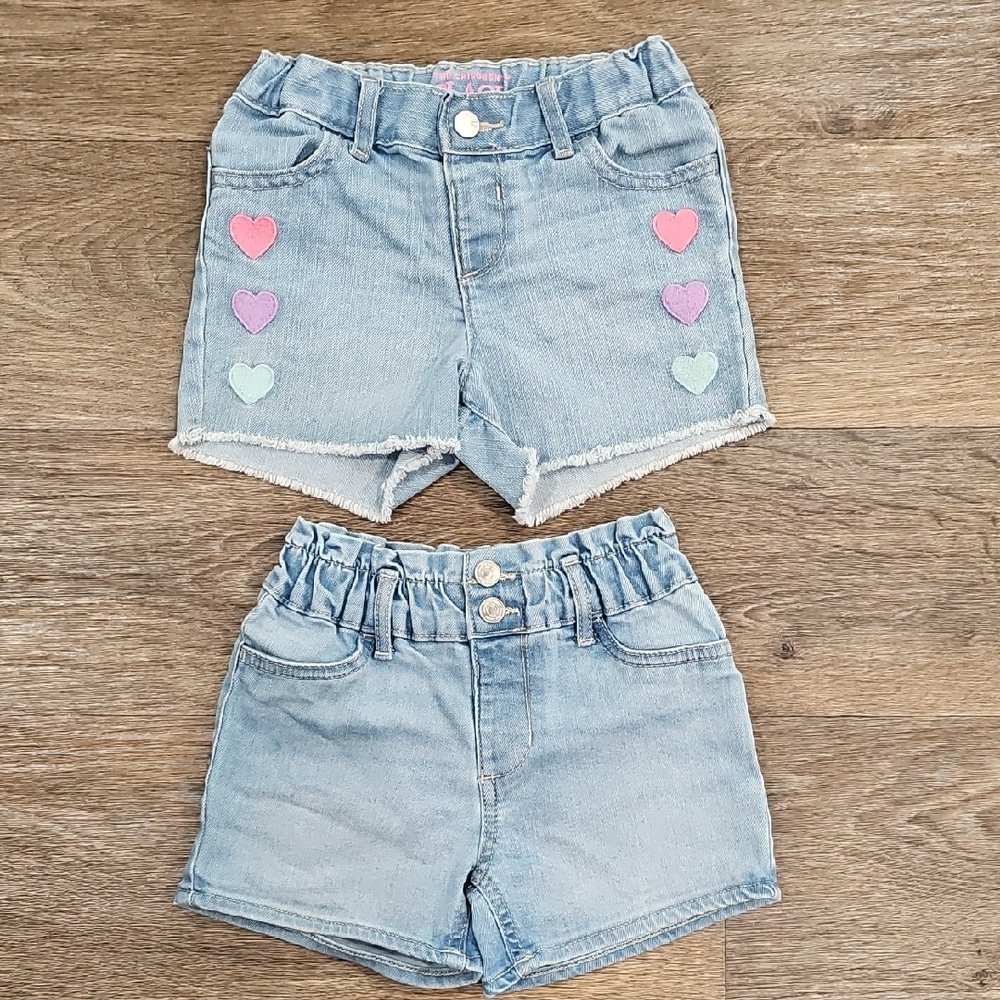 The Childrens Place And Jumping Beans Girls Bundle Of Shorts